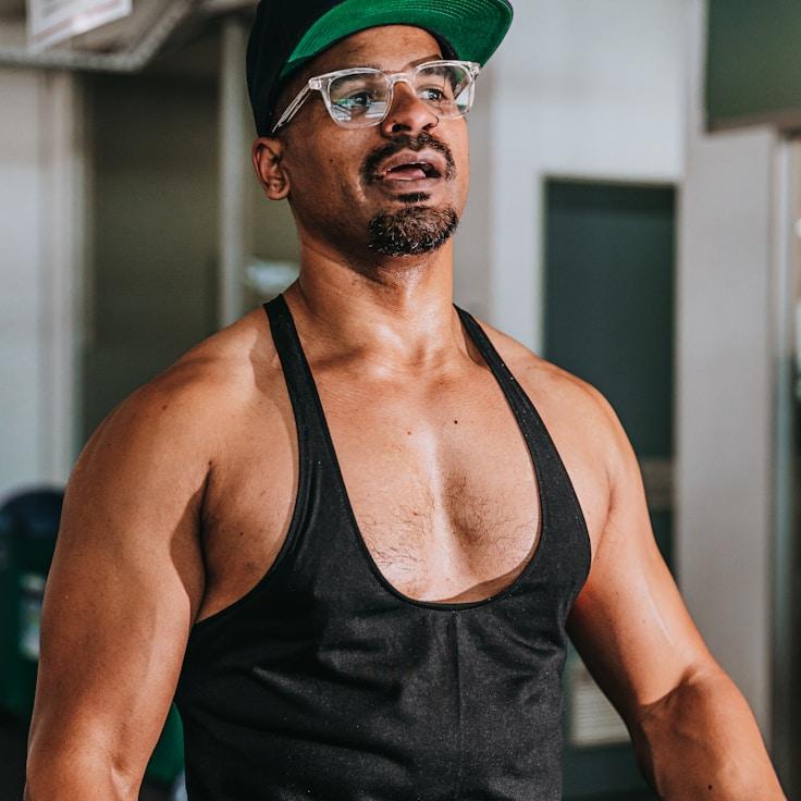 Group fitness class in a modern studio setting